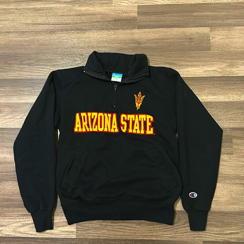 Vintage Champion Arizona State Half Zip Sweatshirt